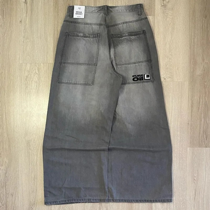High-Waist Edge Jeans - Strada Fashion
