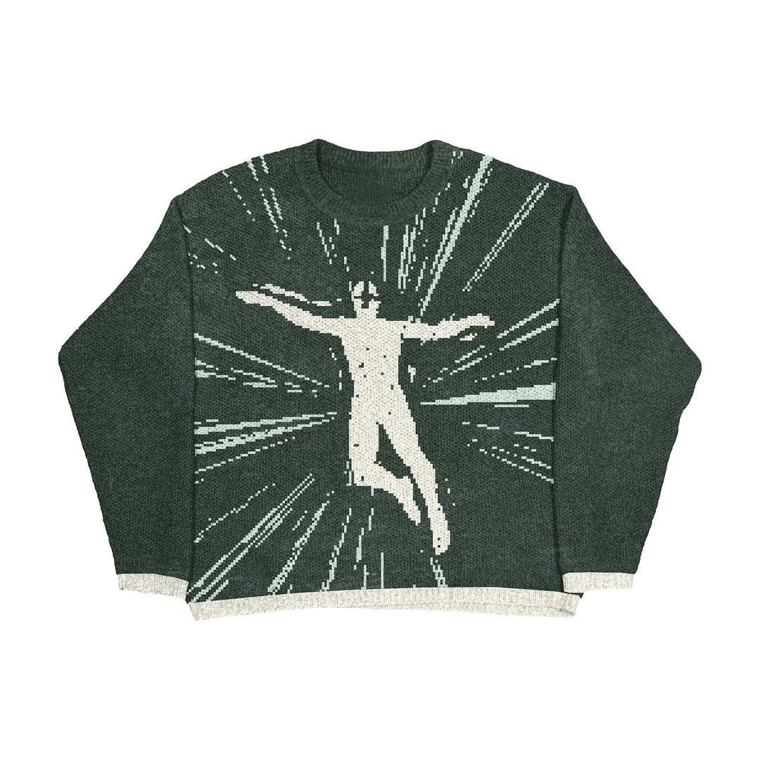 'Energetic' Knitted Sweater - Strada Fashion