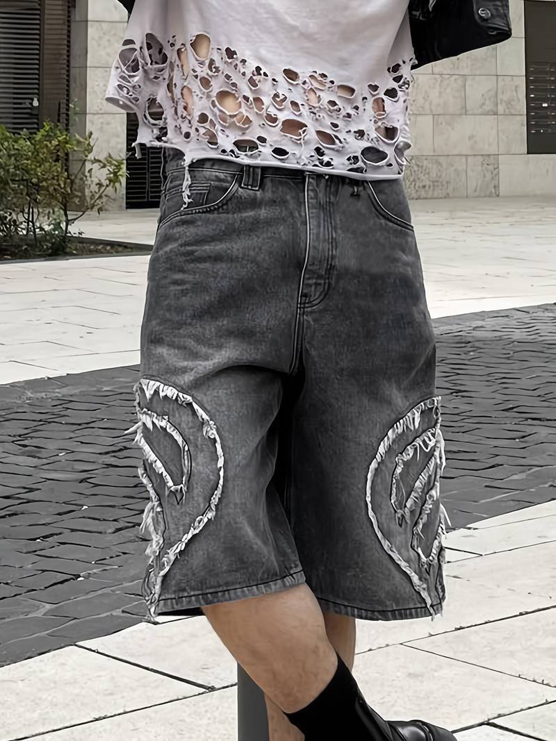 Jorts di jeans baggy
