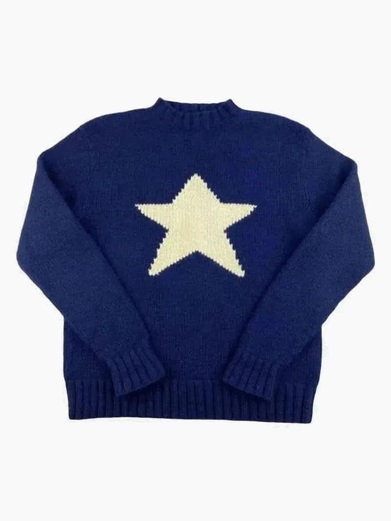 Knitted Made Star Sweater