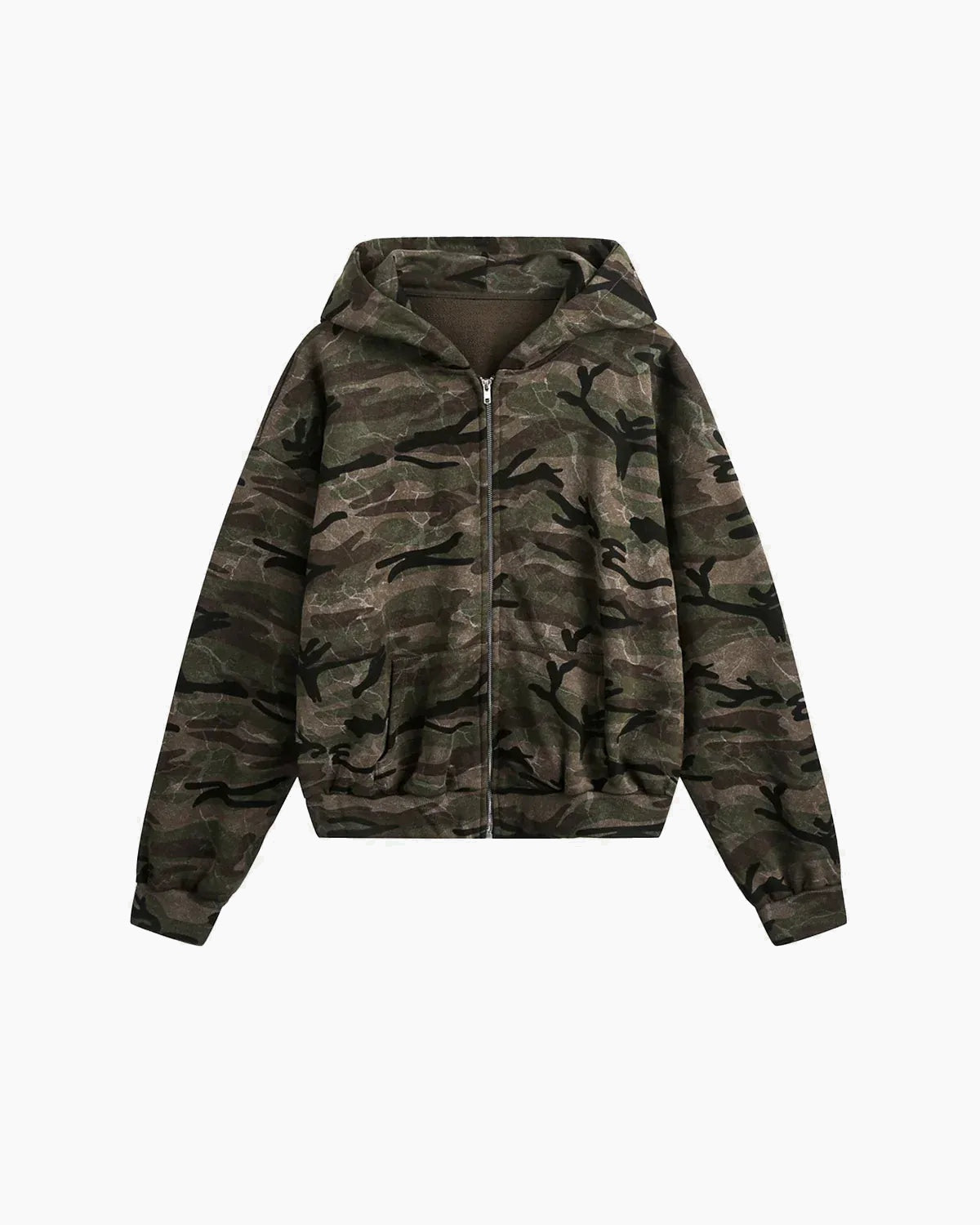 Zip-Through Hoodie Camo