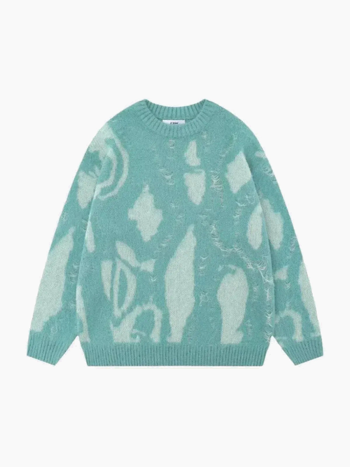 Eye Fabric Knitted Sweater