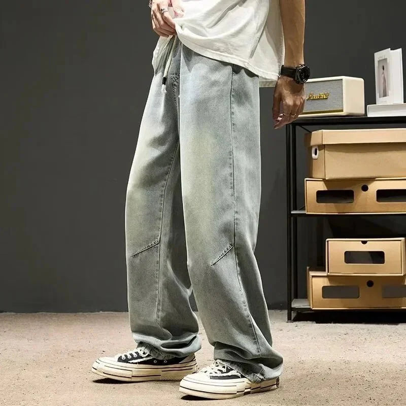 'Flushy' Streetwear Baggy Jeans - Strada Fashion