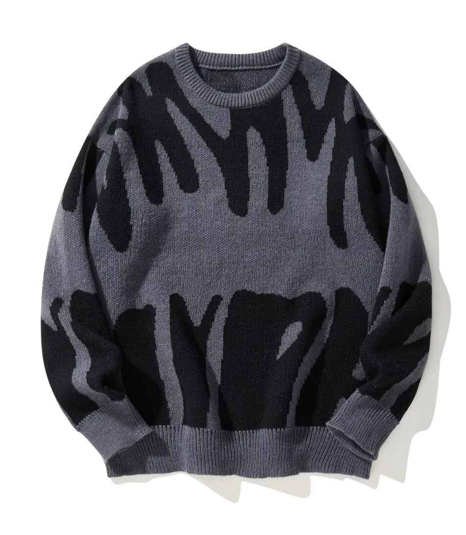 'Midnight' Knitted Sweater - Strada Fashion