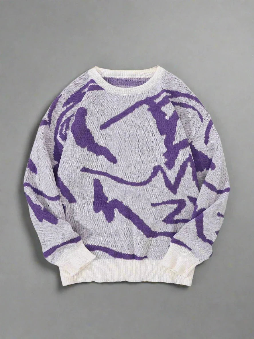 'Snowy' Knitted Sweater - Strada Fashion