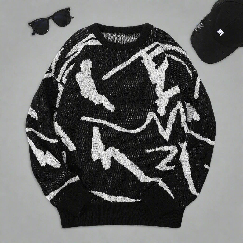 'Snowy' Knitted Sweater - Strada Fashion