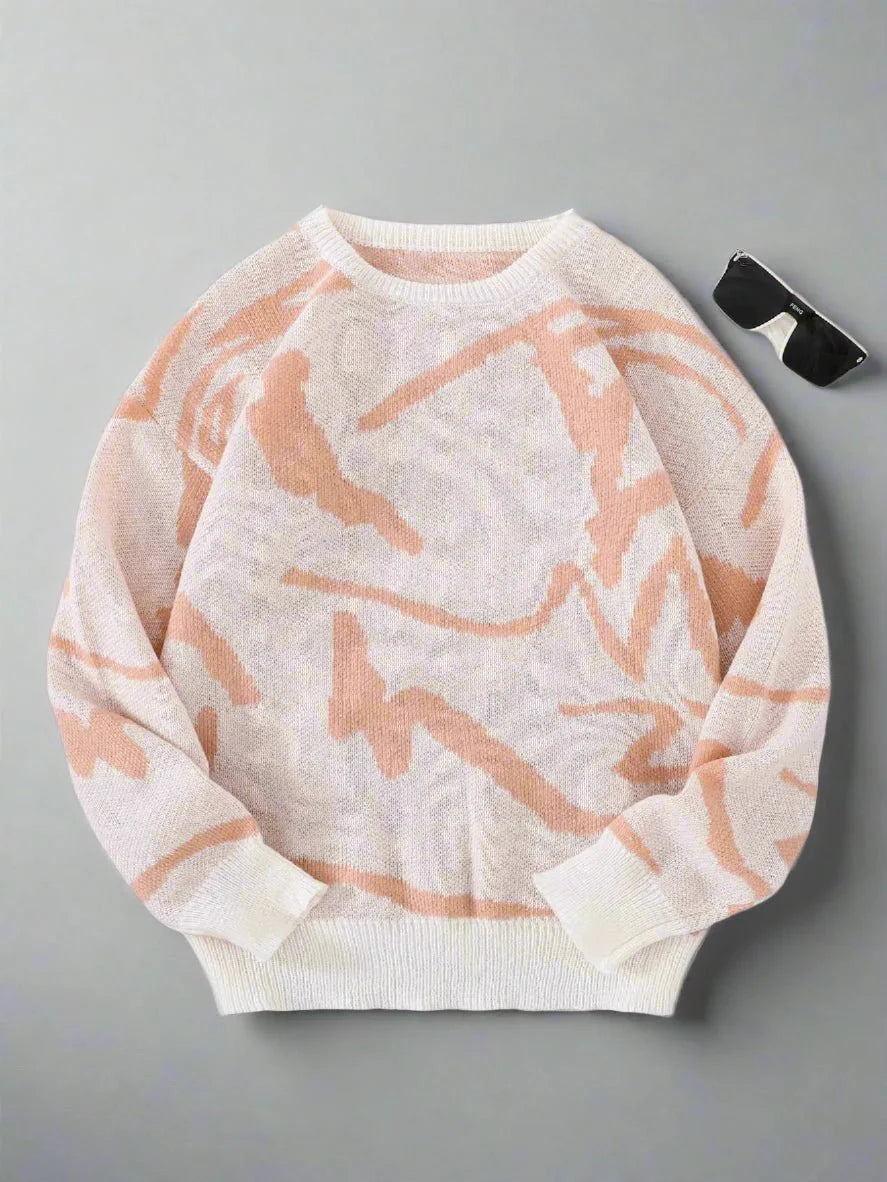 'Snowy' Knitted Sweater - Strada Fashion