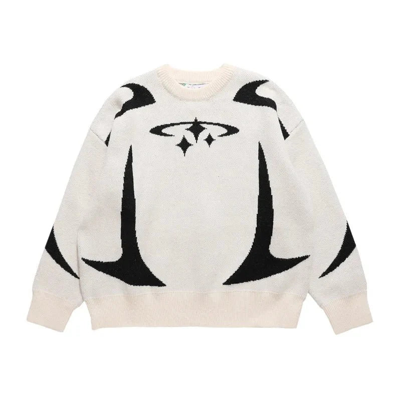 'Stars' Knitted Sweater - Strada Fashion