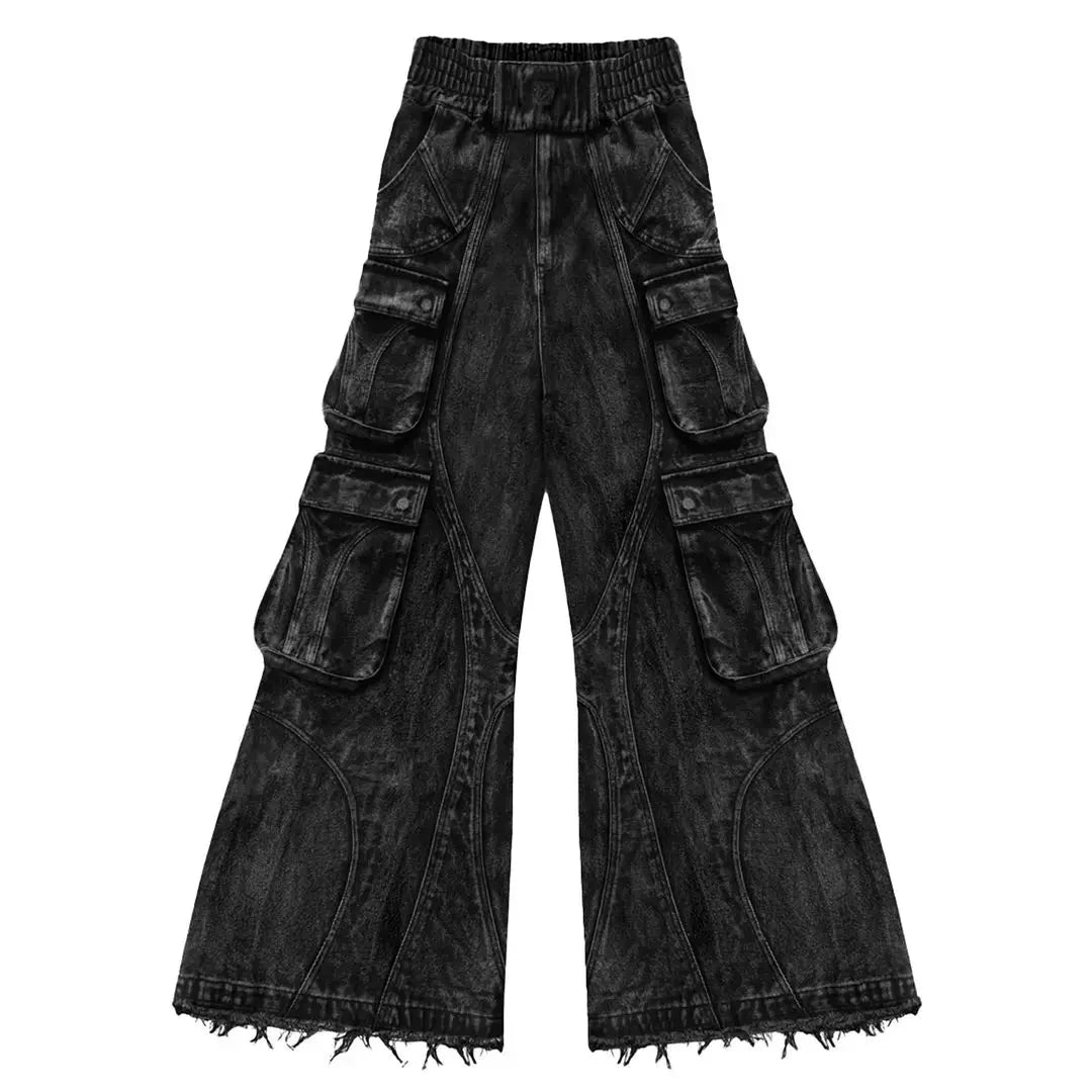 Washed Pattern Jeans - Strada Fashion