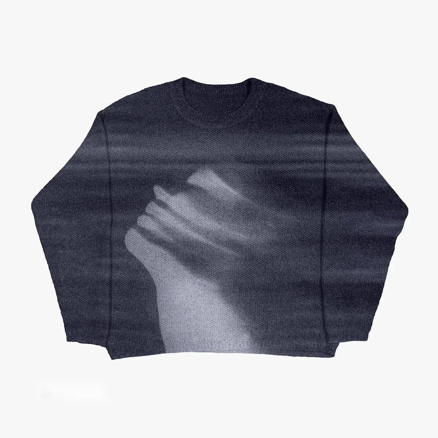 'Wavy' knitted Sweater - Strada Fashion